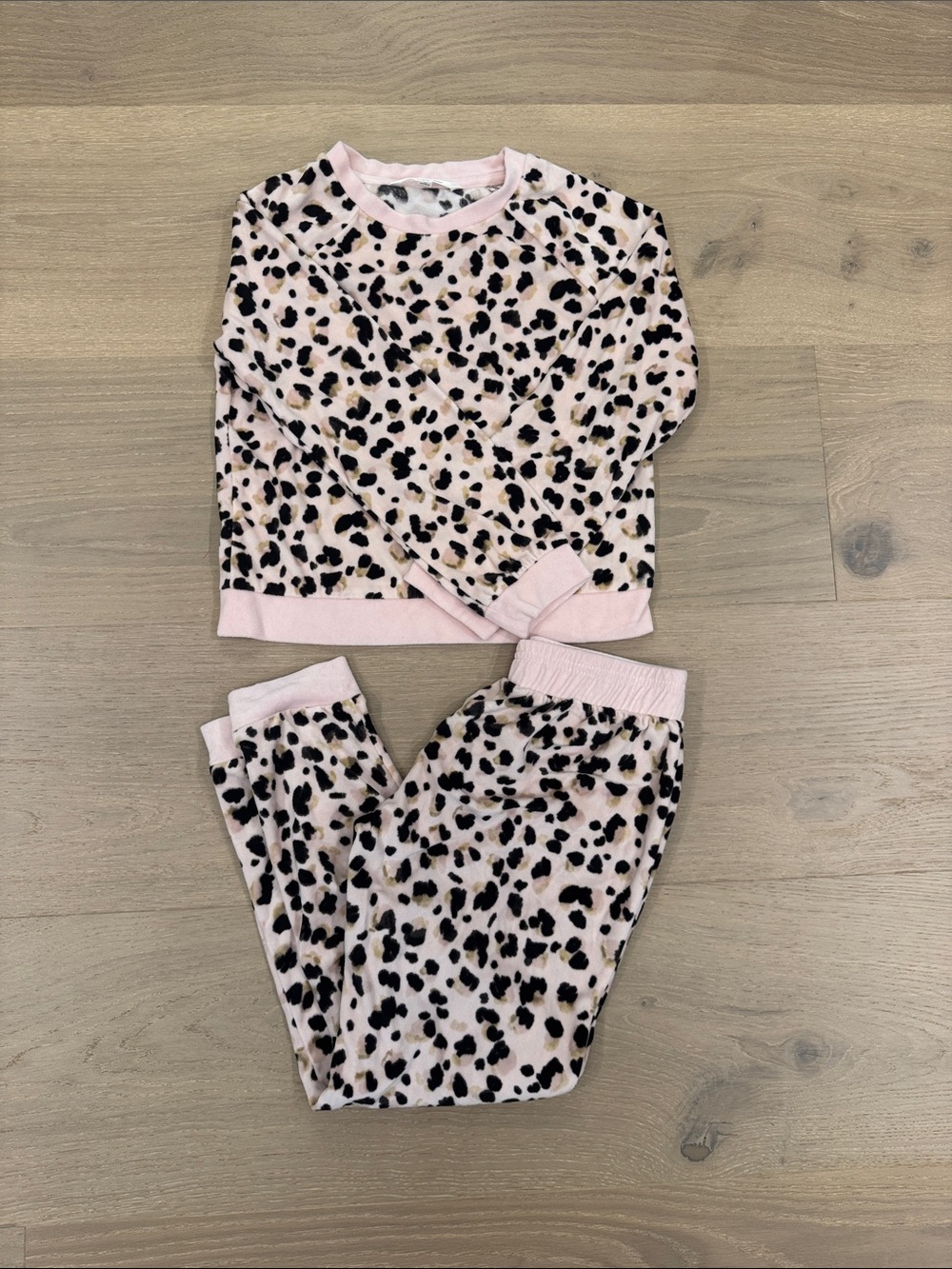 Honeydew Pink Leopard Plush Kids Set